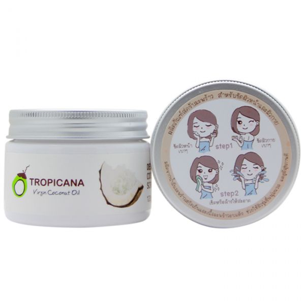 Гель-скраб кокосовый для лица Tropicana, 120 гр
